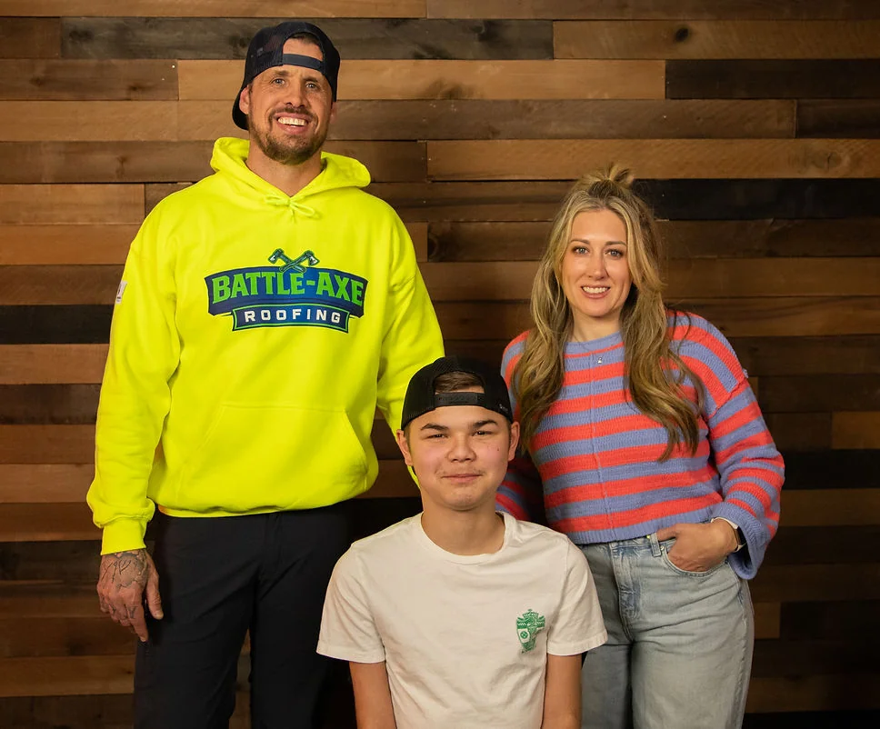 Battle-Axe Roofing team and family